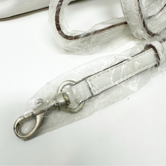 Guess Satchel Crossbody Leather Studded Shoulder Bag Tote w/ Fringe Tassel Charm - Picture 5 of 14